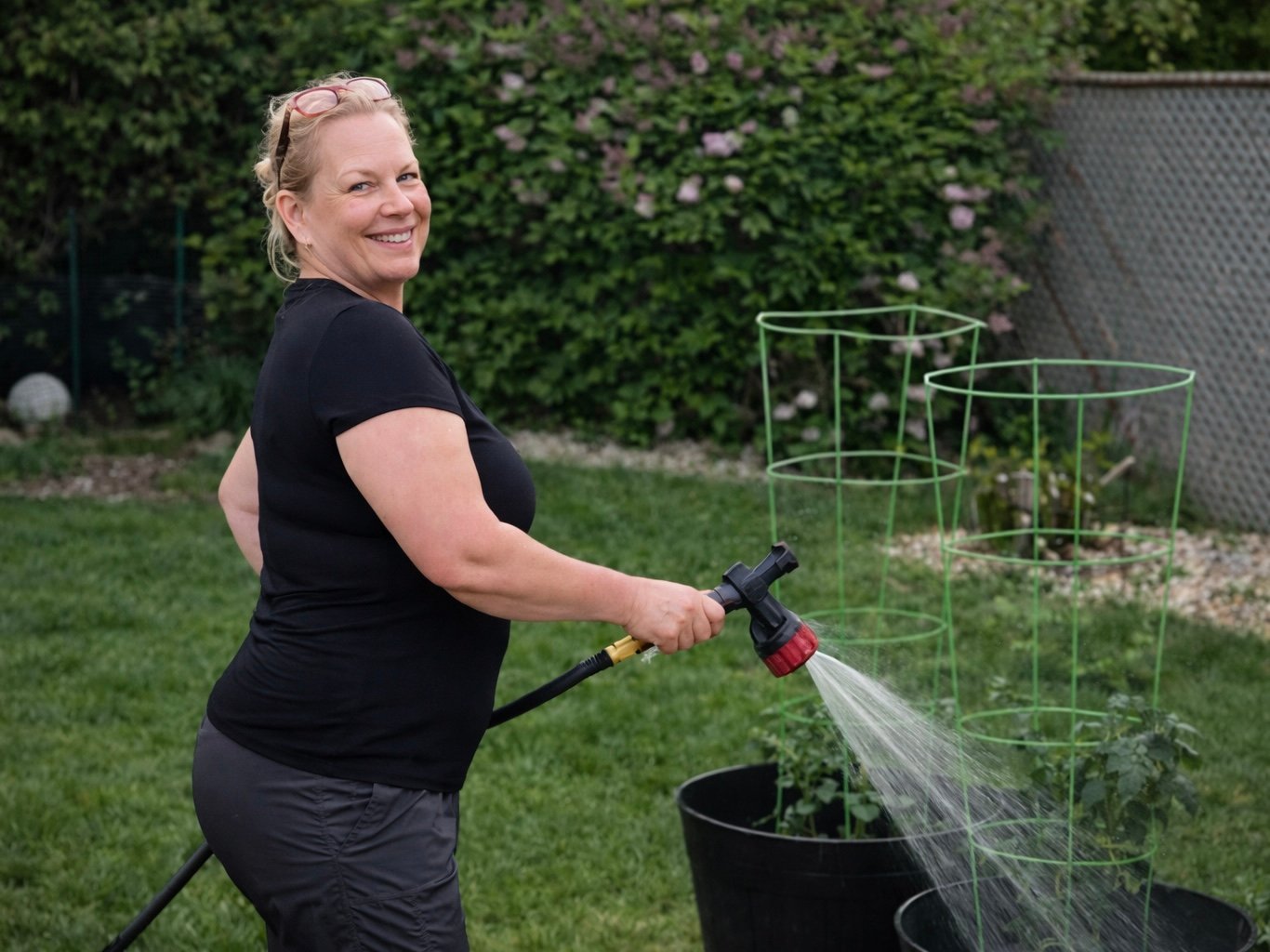 Lisa Cocchi gardening at home creating an intentional lifestyle routine
